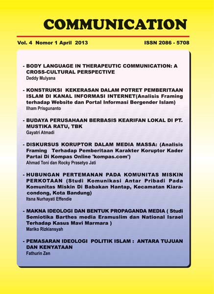 Jurnal Communication Vol. 4 No. 1