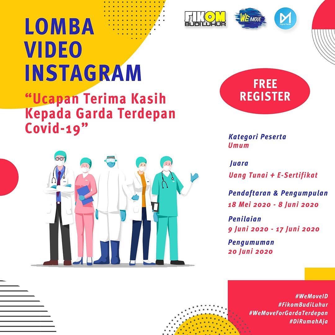 Social Movement Ucapan Terima Kasih untuk para garda terdepan pejuang Covid-19