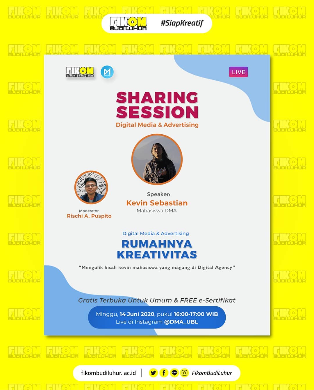 “Sharing Session” Megulik kisah Kevin yang magang di Digital Agency
