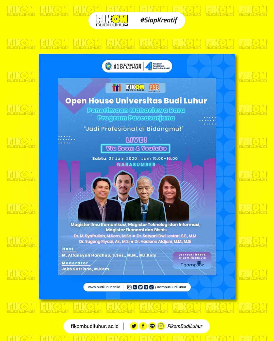 Open House Universitas Budi Luhur