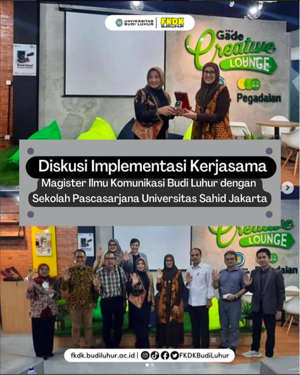 Diskusi Implementasi Magister Ilmu Komunikasi Universitas Budi Luhur ...